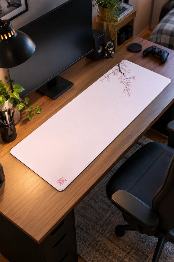 Blush Petal Branch Gaming Mousepad Blush Petal Branch Gaming Mousepad