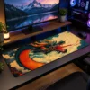 Amber Cloud Wyrm Gaming Mousepad