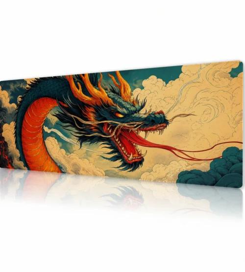 Amber Cloud Wyrm Gaming Mousepad Amber Cloud Wyrm Gaming Mousepad