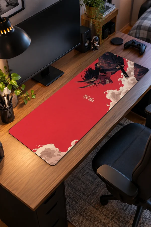 Crimson Oni Leap Gaming Mousepad
