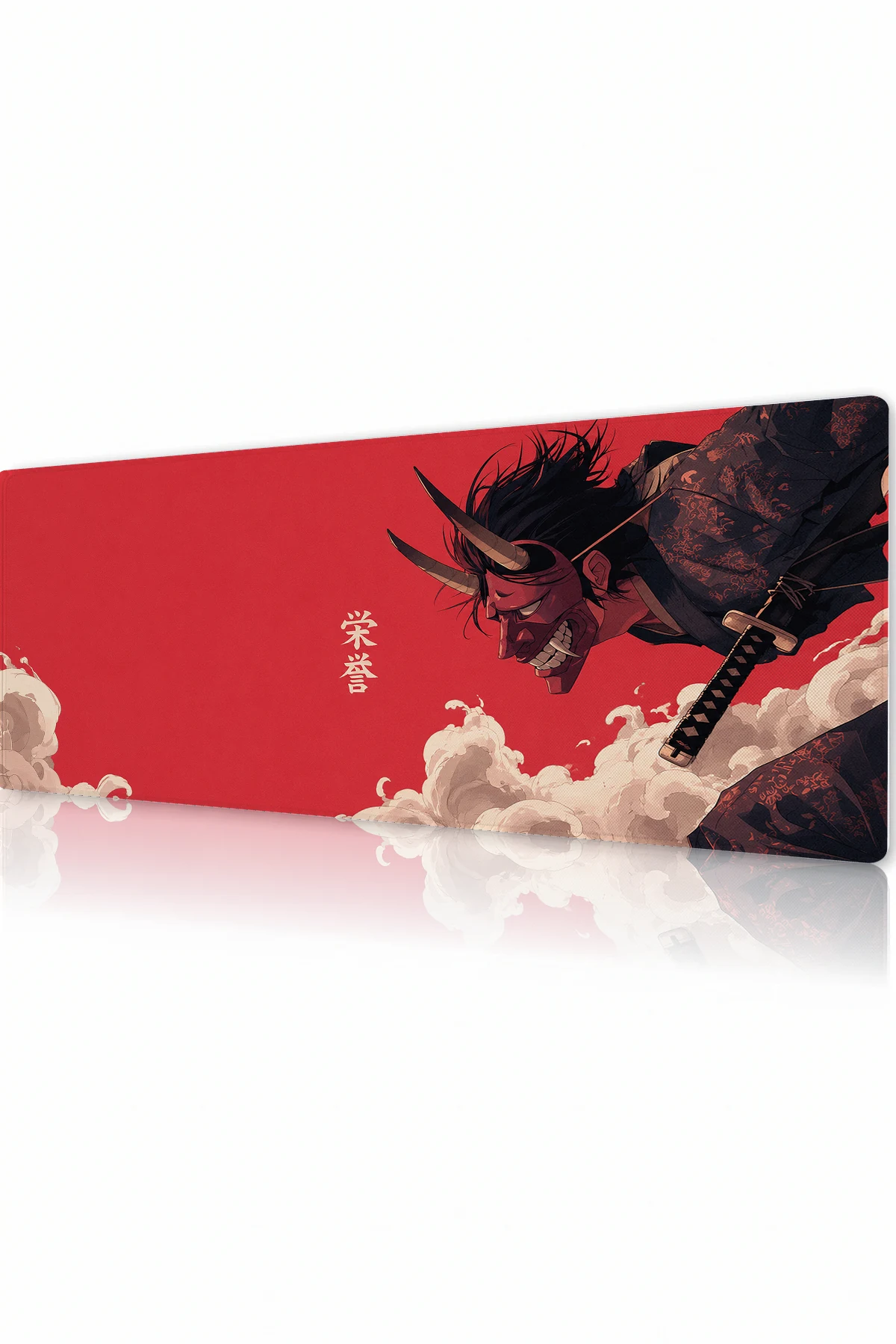 Crimson Oni Leap Gaming Mousepad