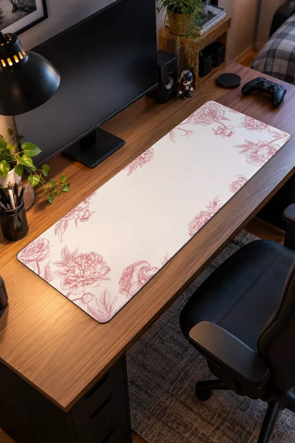 Peony Whisper Gaming Mousepad Peony Whisper Gaming Mousepad