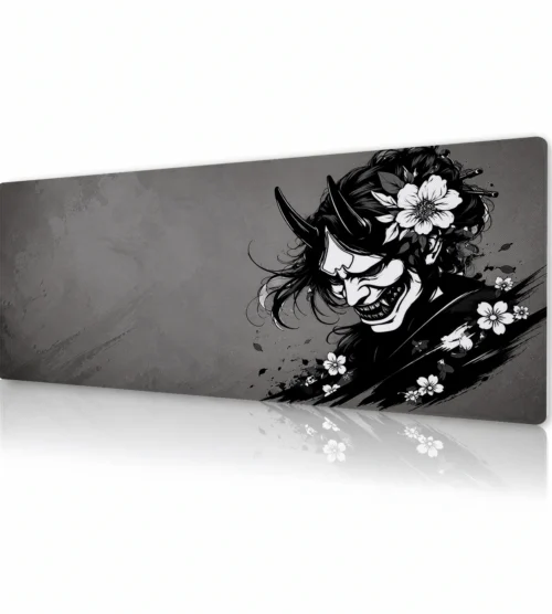 Ashen Hannya Bloom Gaming Mousepad
