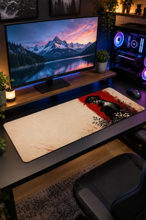 Crimson Wanderer Gaming Mousepad
