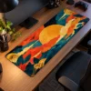 Ember Tide Sunset Gaming Mousepad