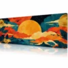Ember Tide Sunset Gaming Mousepad