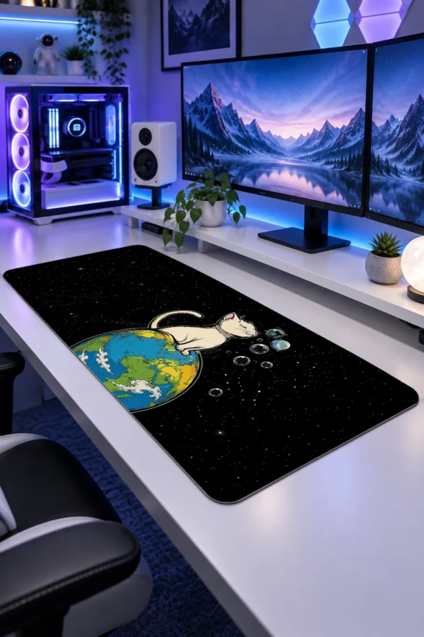 Cosmic Whiskers Gaming Mousepad