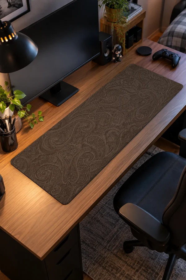 Cocoa Paisley Gaming Mousepad Cocoa Paisley Gaming Mousepad