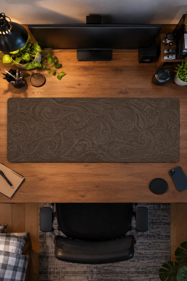 Cocoa Paisley Gaming Mousepad Cocoa Paisley Gaming Mousepad