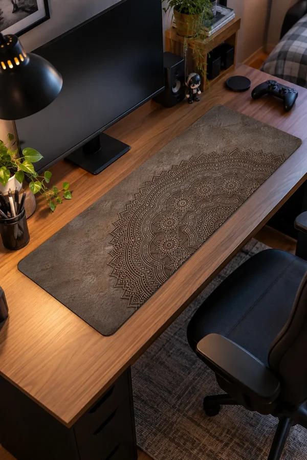 Bronze Relic Mandala Gaming Mousepad Bronze Relic Mandala Gaming Mousepad
