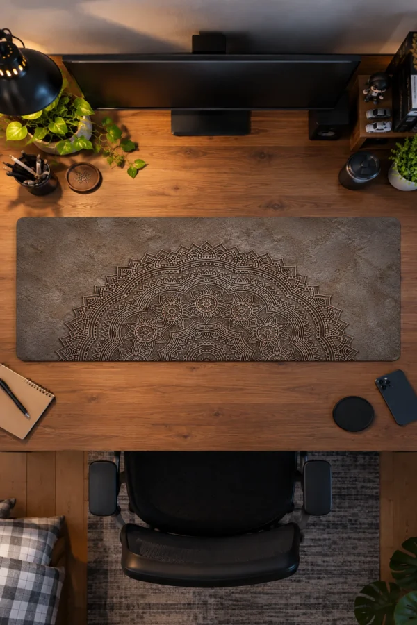 Bronze Relic Mandala Gaming Mousepad Bronze Relic Mandala Gaming Mousepad
