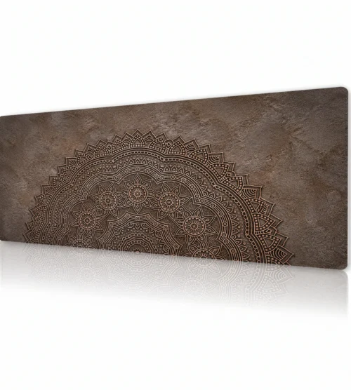 Bronze Relic Mandala Gaming Mousepad