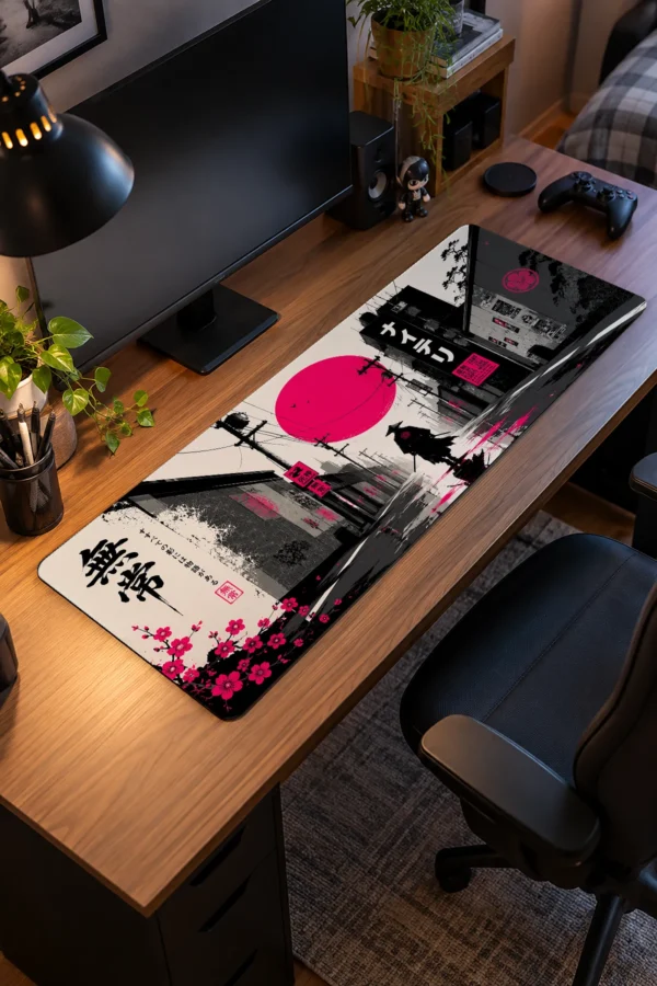 Magenta Ronin Alley Gaming Mousepad Magenta Ronin Alley Gaming Mousepad