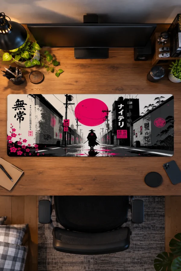 Magenta Ronin Alley Gaming Mousepad Magenta Ronin Alley Gaming Mousepad
