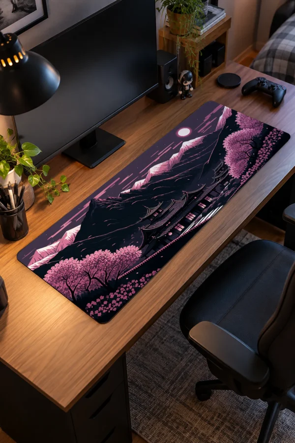 Twilight Shrine Blossom Gaming Mousepad Twilight Shrine Blossom Gaming Mousepad
