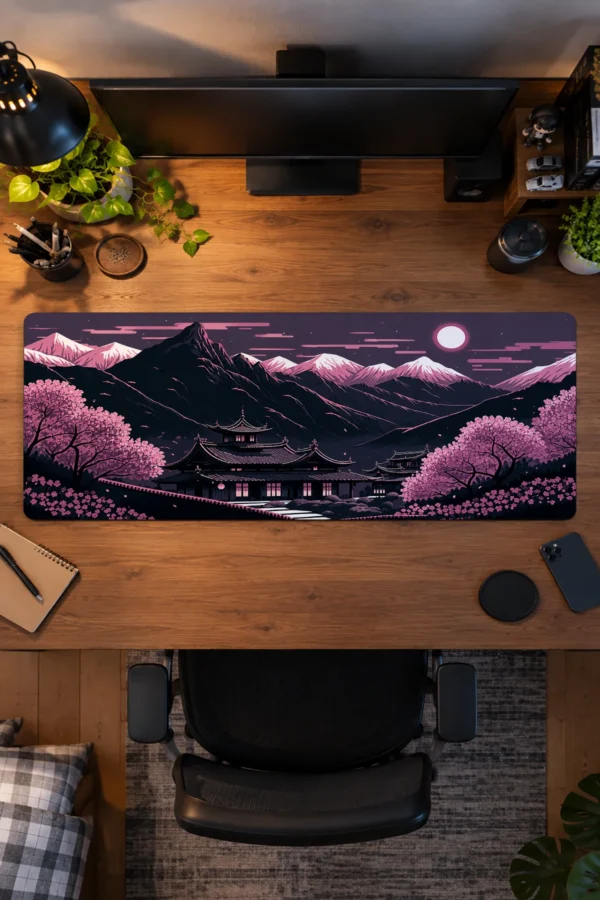 Twilight Shrine Blossom Gaming Mousepad Twilight Shrine Blossom Gaming Mousepad