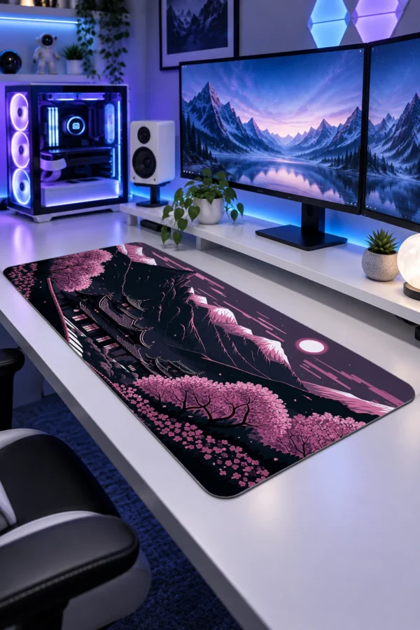 Twilight Shrine Blossom Gaming Mousepad Twilight Shrine Blossom Gaming Mousepad
