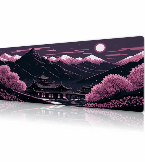 Twilight Shrine Blossom Gaming Mousepad