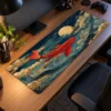Golden Koi Tide Gaming Mousepad Golden Koi Tide Gaming Mousepad