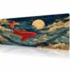 Golden Koi Tide Gaming Mousepad Golden Koi Tide Gaming Mousepad