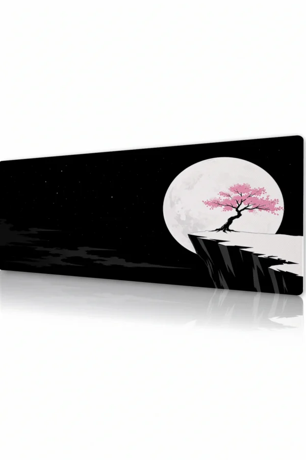 Moonlit Cliff Blossom Gaming Mousepad Moonlit Cliff Blossom Gaming Mousepad