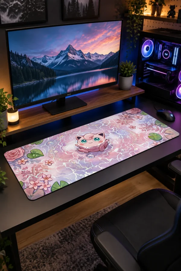 Lotus Lullaby Gaming Mousepad