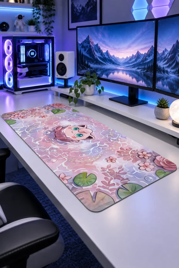 Lotus Lullaby Gaming Mousepad