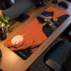 Rust Moon Ronin Gaming Mousepad