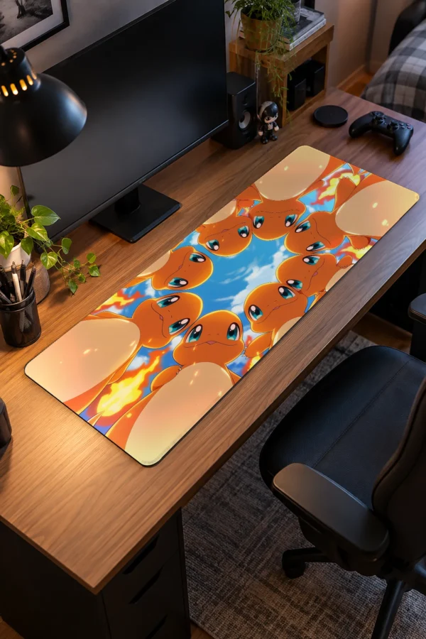 Flame Circle Sky Gaming Mousepad Flame Circle Sky Gaming Mousepad