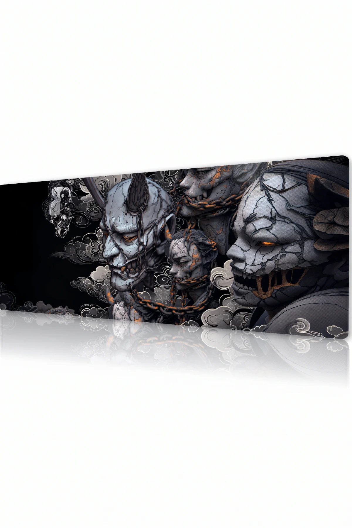 Chained Stone Demons Gaming Mousepad Chained Stone Demons Gaming Mousepad