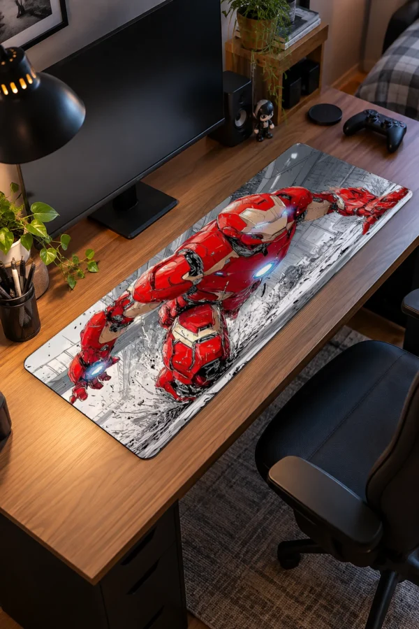 Crimson Alloy Strike Gaming Mousepad