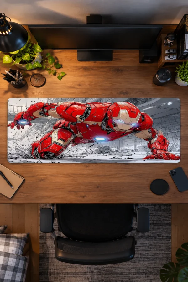 Crimson Alloy Strike Gaming Mousepad