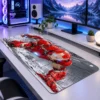 Crimson Alloy Strike Gaming Mousepad