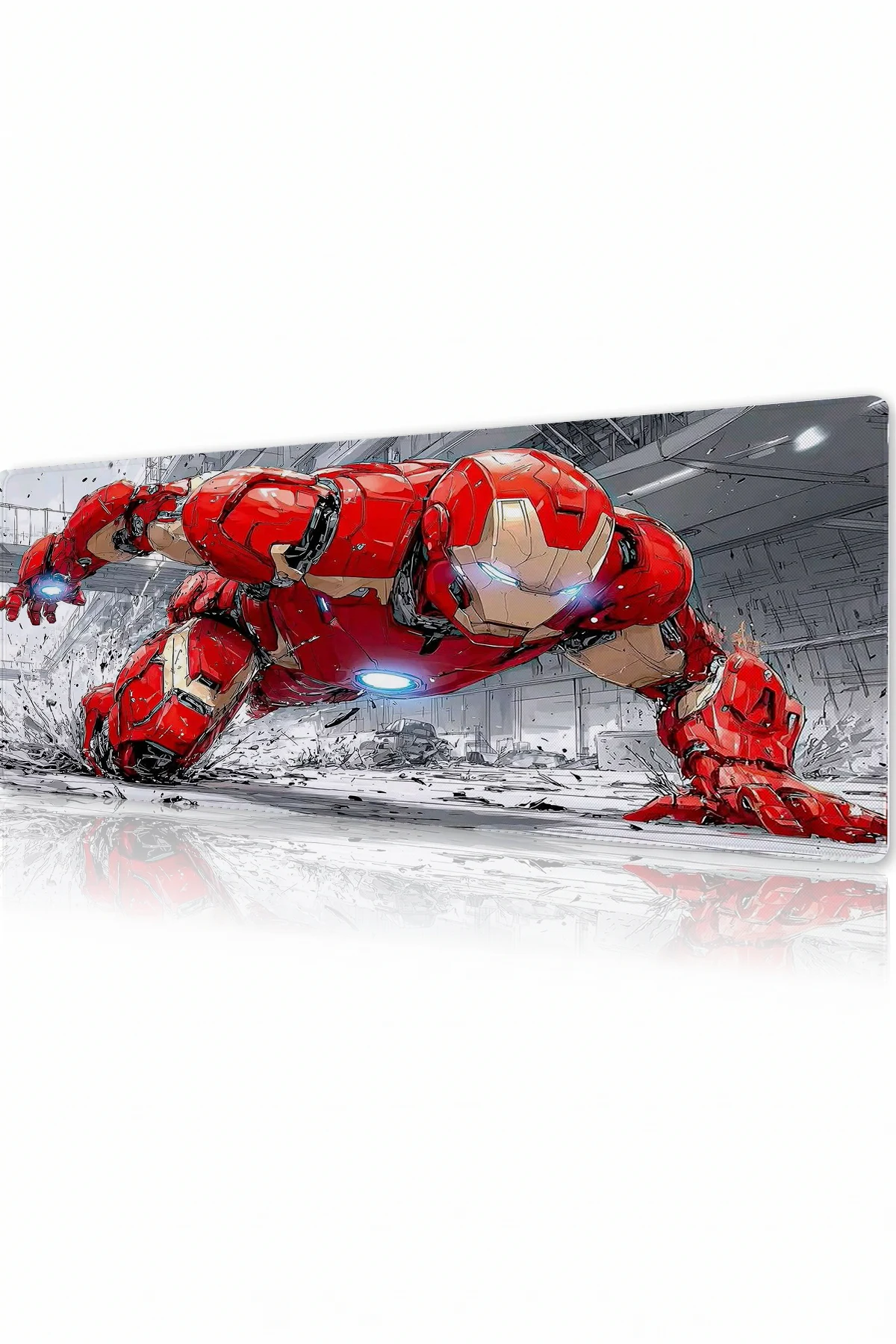 Crimson Alloy Strike Gaming Mousepad