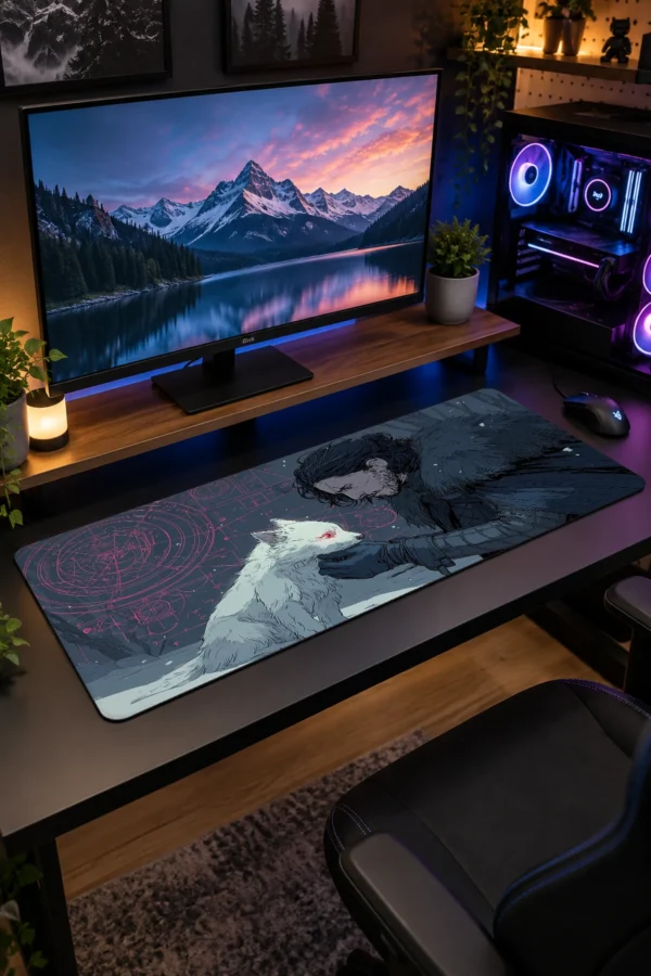 Frostbound Oath Gaming Mousepad Frostbound Oath Gaming Mousepad