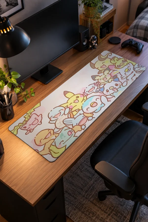 Pastel Doodle Pals Gaming Mousepad Pastel Doodle Pals Gaming Mousepad