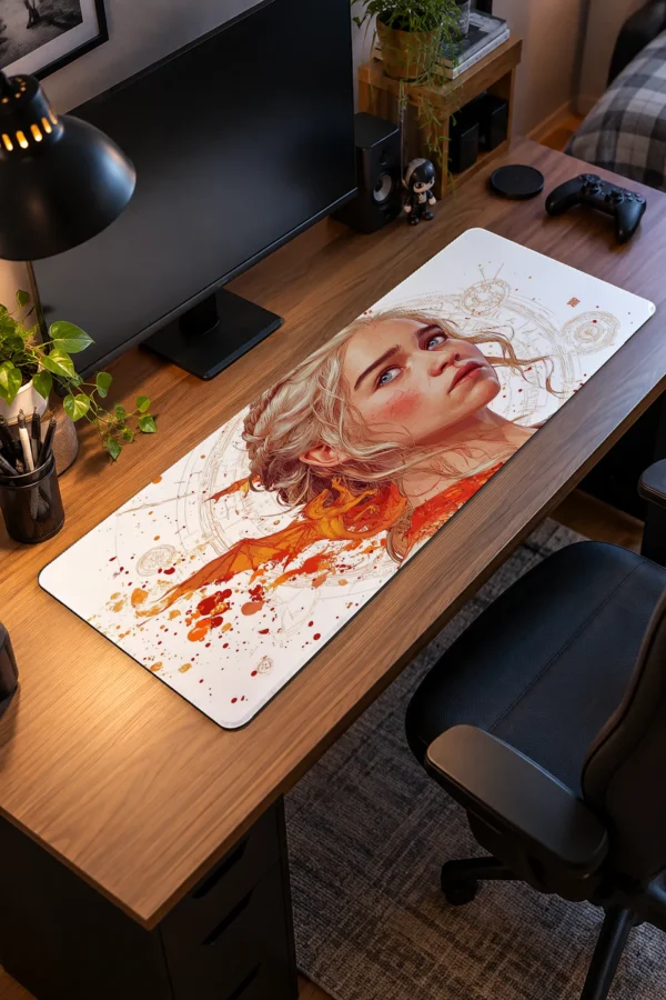 Ember Queen Sketch Gaming Mousepad Ember Queen Sketch Gaming Mousepad