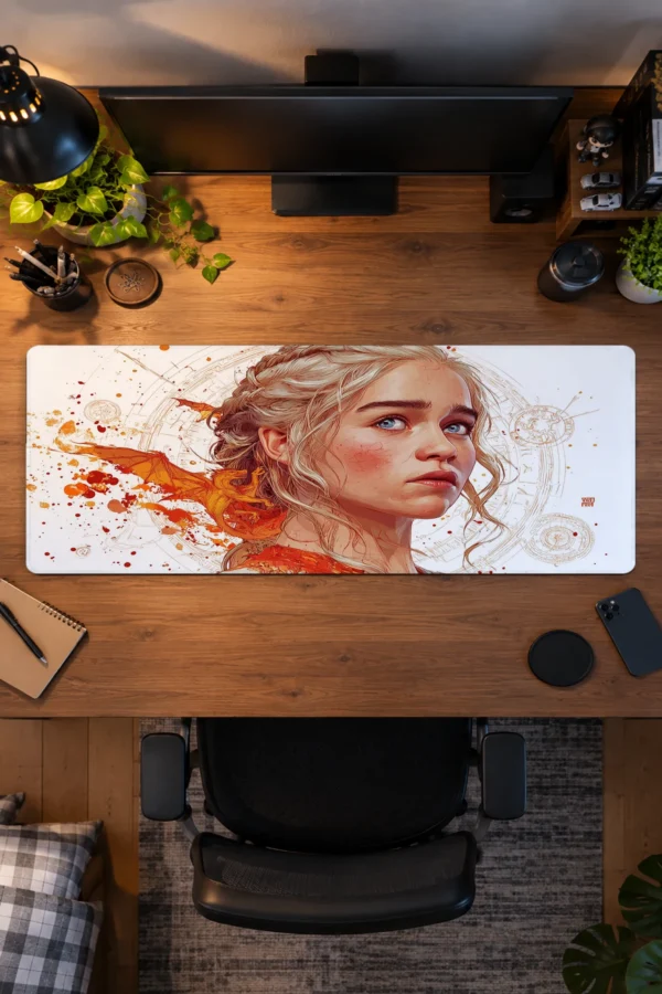 Ember Queen Sketch Gaming Mousepad Ember Queen Sketch Gaming Mousepad