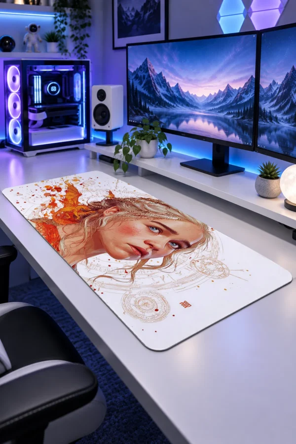 Ember Queen Sketch Gaming Mousepad Ember Queen Sketch Gaming Mousepad