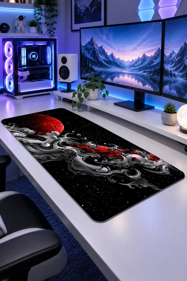 Blood Moon Vapor Gaming Mousepad