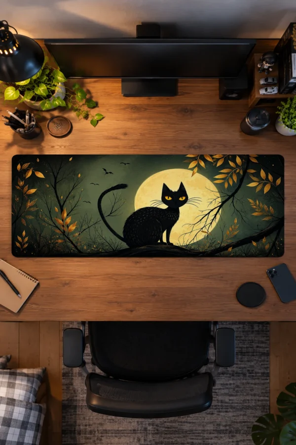 Amber Moon Prowler Gaming Mousepad