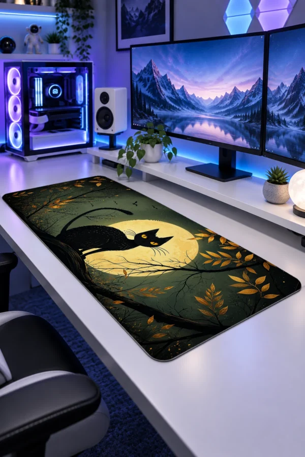 Amber Moon Prowler Gaming Mousepad