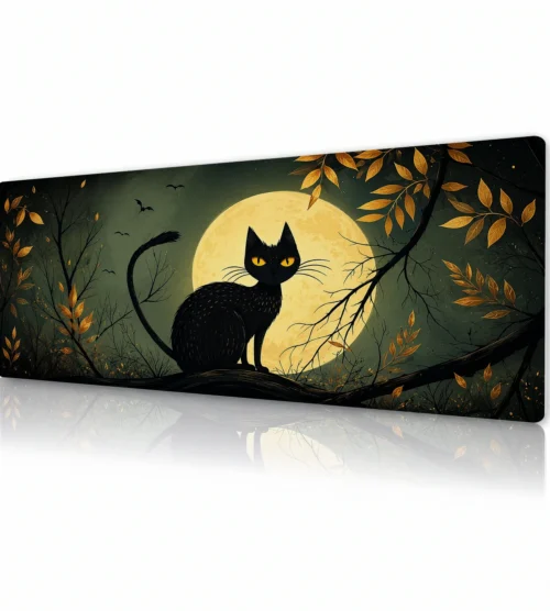 Amber Moon Prowler Gaming Mousepad Amber Moon Prowler Gaming Mousepad