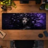 Violet Skull Siren Gaming Mousepad Violet Skull Siren Gaming Mousepad