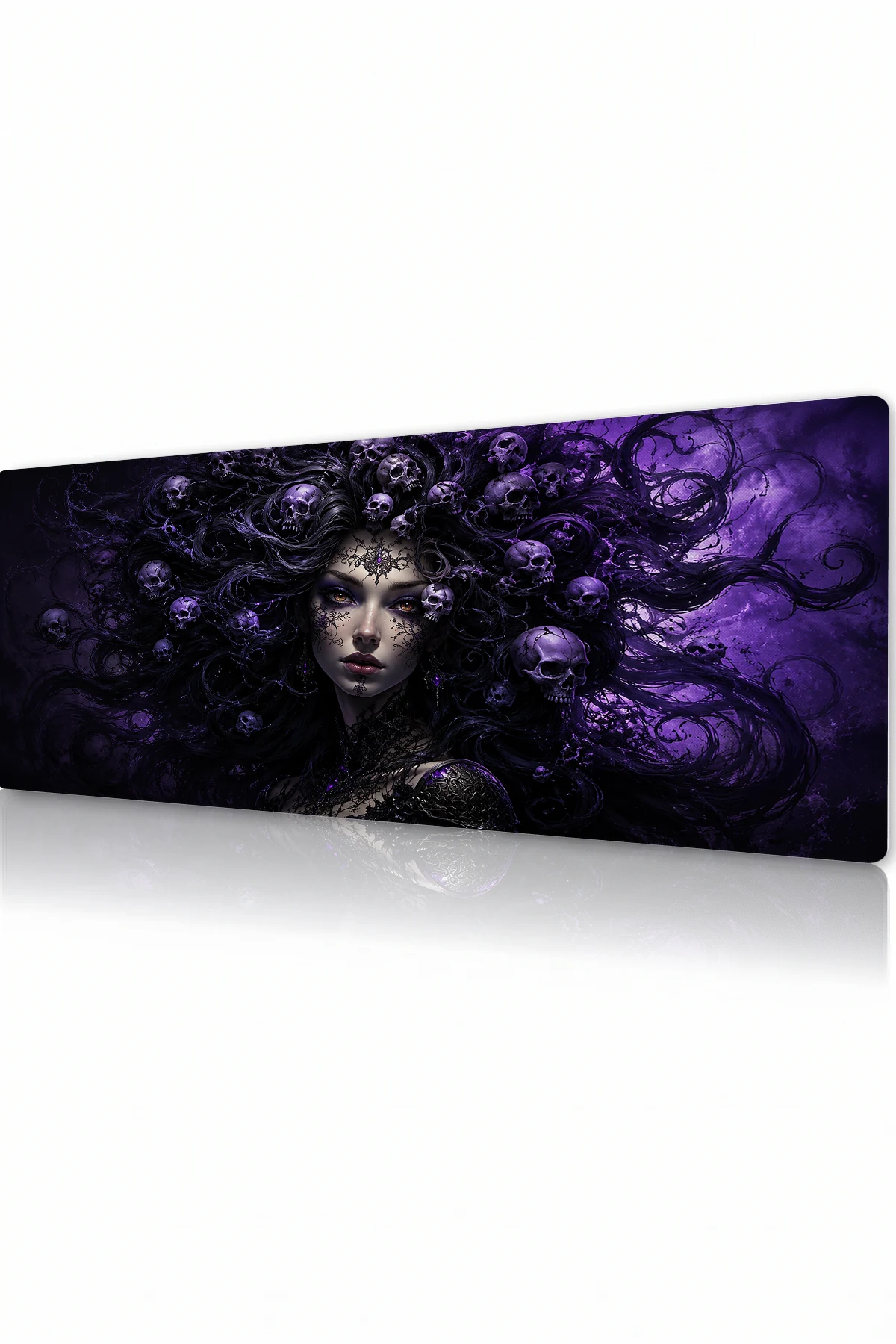 Violet Skull Siren Gaming Mousepad Violet Skull Siren Gaming Mousepad