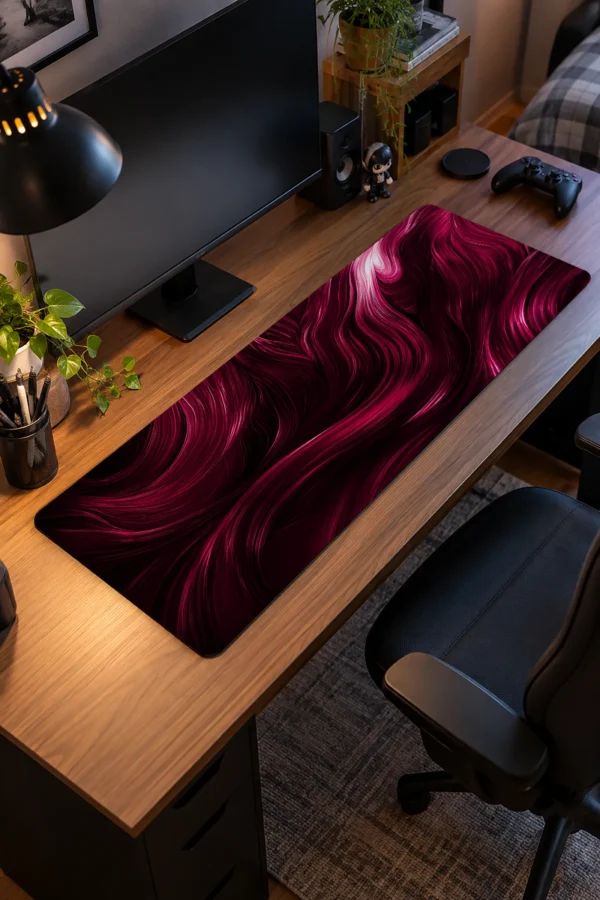 Merlot Silk Flow Gaming Mousepad