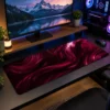 Merlot Silk Flow Gaming Mousepad