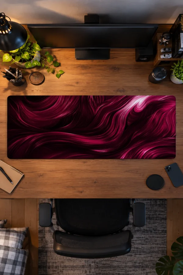 Merlot Silk Flow Gaming Mousepad