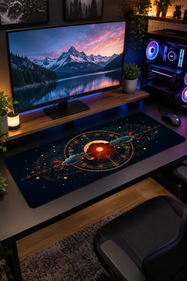 Celestial Compass Gaming Mousepad Celestial Compass Gaming Mousepad