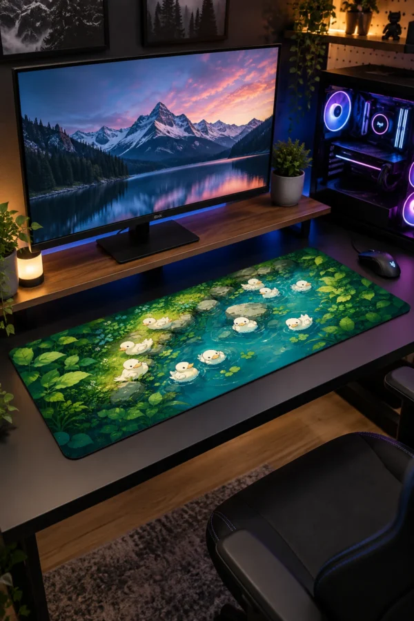 Duckling Lagoon Gaming Mousepad Duckling Lagoon Gaming Mousepad